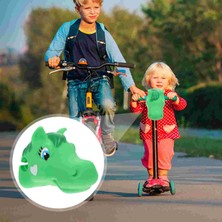 Ledong Shop A Yeşil Stil Scooter Bisiklet Direksiyon Kafa Atı At Çizgi Film Aksesuar Süslemeler Çocuk Kız Süs Oyuncak Süsleme Çocuk Kavrama (Yurt Dışından)