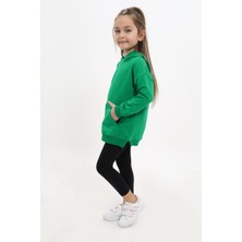 Toontoy Kız Çocuk Nakışlı Taytlı Takım