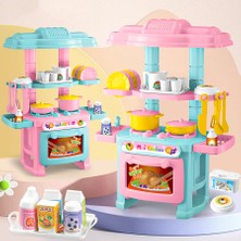 Mom Chooses Baby Favorite AL18045 Çocuk Kız Playset Oyuncak Seti Mini Plastik Oyun Tencere Tavalar Su Isıtıcısı Soba Mutfak Soba Gıda-Rastgele Renk (Yurt Dışından)