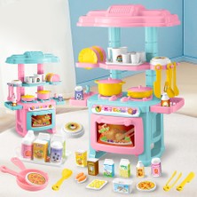 Mom Chooses Baby Favorite AL18045 Çocuk Kız Playset Oyuncak Seti Mini Plastik Oyun Tencere Tavalar Su Isıtıcısı Soba Mutfak Soba Gıda-Rastgele Renk (Yurt Dışından)