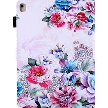 Dgplz Store iPad 10.2 Için 2021/2020/2019 Renkli Çizim Desen Yatay Çevirme Deri Kılıf Tutucu ve Kart Yuvaları ve Fotoğraf Çerçevesi (Yurt Dışından)