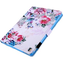 Dgplz Store iPad 10.2 Için 2021/2020/2019 Renkli Çizim Desen Yatay Çevirme Deri Kılıf Tutucu ve Kart Yuvaları ve Fotoğraf Çerçevesi (Yurt Dışından)