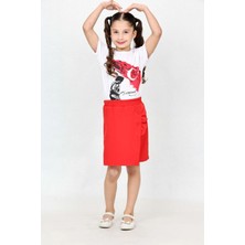 Kız Çocuk Alt Üst Takım 23 Nisan Gösteri Kıyafeti