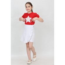 Kız Çocuk Alt Üst Takım 23 Nisan Gösteri Kıyafeti