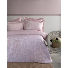 Cıft Kısılık Elegance Baskılı Saten Nevresım Takımı Franny Rose  - Nevresım