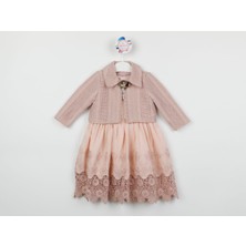 Kız Çocuk Elbise Ceketli