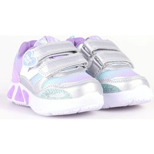 Beppi Işıklı Kız Çocuk Sneaker Gri-Lila