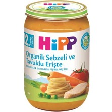 Hediyecantam  p Organik Sebzeli Tavuklu Erişte 220 gr