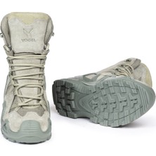 Vogel Guard x Fermuarsız Süet Deri Bot Mint Yeşili