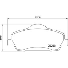 Art Balata Citroen C-Elysee (12-) C4 Cactus (14-) Peugeot 301 (12-) 308 Iı 308 Iı Sw (13-) Fren Diski 266 mm Için - Ön