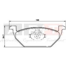 Art Balata Vw Bora (99-) Golf Iv (99-) Beetle (99-) Golf V Jetta (05-) Audi A3 (99-) A3 (03-) A3  (04-) A3 (00-03) Seat Leon (99-) (05-) Toledo  (99-) Altea (04-) Skoda Octavia (00-) Ön - Ikaz Kablolu