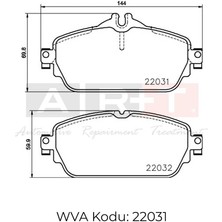 Art Balata Mercedes C Serisi (W205)(C205)(A205) C160 C Ön