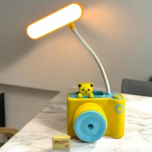 Big Trend Store Kamera Şeklinde Kalemtıraşlı USB Masa Üstü Lamba - Şık ve Fonksiyonel!