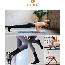 Dore Pilates Tenis ve Yoga Çorabı (Kaydırmaz Silikonlu ve Extra Güçlendirilmiş Ter Emici Havlu Taban)