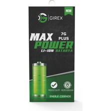 Girex Teknoloji Girex Apple iPhone 7g Plus Güçlendirilmiş Batarya Yüksek Kapasite 3620 Mah