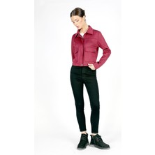 Lee Cooper Poem Kadın Nubuk Mont Bordo