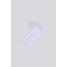 Tyess Bg Store Kız Çocuk Beyaz Çorap