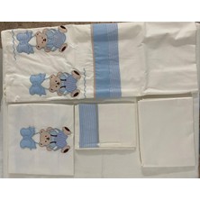 Vinezza Home Collection Vinezza Home Collection Doğal Sağlıklı Pamuk Tek Kişilik Çocuk Ayıcıklı Nevresim Takımı