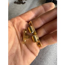 MYK Hediye ve Sanat Atölyesi Sarı Metal Bilyalı Çıt Çıt - 50 mm | Ayarlanabilir Sertlik  Pvc Sineklik, Mobilya, Dolap Kapak Tutucu, Hobi Sandık Kilidi