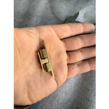 MYK Hediye ve Sanat Atölyesi Sarı Metal Bilyalı Çıt Çıt - 50 mm | Ayarlanabilir Sertlik  Pvc Sineklik, Mobilya, Dolap Kapak Tutucu, Hobi Sandık Kilidi