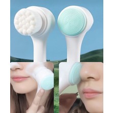 Keops Çift Taraflı Silikon Cilt Temizleme Fırçası