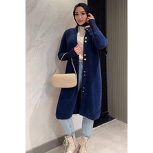 Julude Yumoş Iplik Tesettür Uzun Hırka