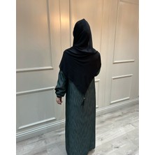 Tekstil Marketi Fermuarlı Kot Desen Ferace