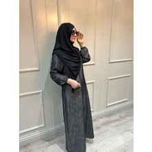 Tekstil Marketi Fermuarlı Kot Desen Ferace