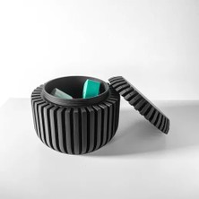 Geometrik Tasarımlı Dekoratif Kase