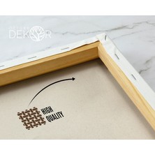 Mermer Görünümlü Kadın Yüzü Kanvas Tablo 50 x 70 -70 x 100 Ölçü Seçenekleri