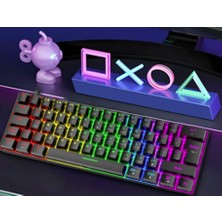 Mambasnake Rgb %60 Mini Mekanik Oyun Klavyesi