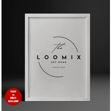 Loomix Ahşap Çerçeveli 3 Lü Soyut Tablo Home Ev Dekor 13x18