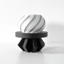 Geometrik Tasarımlı Dekoratif Stand