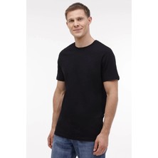 Lumberjack CT102 0 Yaka Erkek Tshirt - Siyah