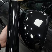 Piano Black Hava Kanallı Parlak Siyah Araç Kaplama Cam Tavan Kaplama Folyosu