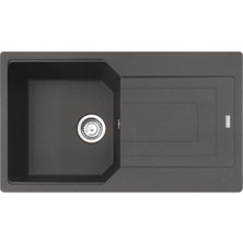 Franke Urban Ubg 611-86 Tek Gözlü Granit Slate Grey Eviye