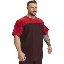 Erkek Oversize Kalın Kumaş Pamuklu T-Shirt Big Sam 3370