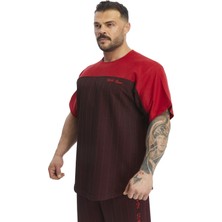Erkek Oversize Kalın Kumaş Pamuklu T-Shirt Big Sam 3370