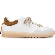 Barracuda Erkek Beyaz/kahverengi Sneakers & Spor Ayakkabı 511 BU3520B Erk Ayk Y25 Marmo/cml/sattel
