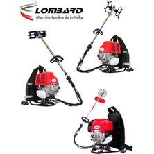 Lombard Italia 643 Plus Vtec 10 In 1 Sırt Tipi Ot Çim Biçme Tırpanı + Toprak Eşeleme+ Akrobat Çapa Aparatı