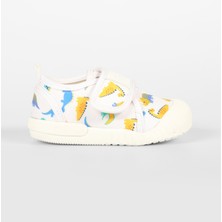 Vicco Rent Iı Desenli Erkek Bebek Beyaz Günlük Ayakkabı