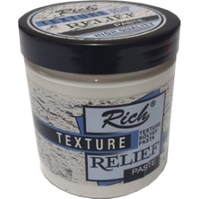 Rich Rölyef Pasta Texture Hıgh Quality Relief Paste 350 gr Beyaz