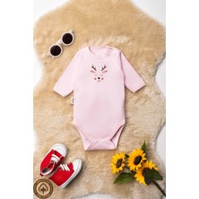 Unisex %100 Organik Pamuklu Hayvan Figürlü 3-6-9-12 Ay 6lı Uzun Kollu Bebek Body Zıbı