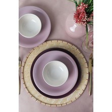 Keramika Purple Mix Yemek Takımı 18 Parça 6 Kişilik 031-451-498