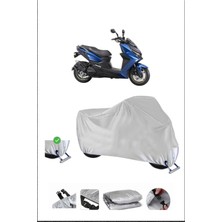 Kymco Krv 200 Için Kilit Uyumlu Motosiklet Branda, Güvenli, Su Geçirmez Dayanıklı Kumaş