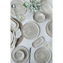 Keramika Groundlace Kahvaltı Takımı 14 Parça 6 Kişilik 21501