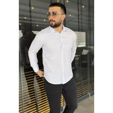 Mishar İtalia Erkek Ön Çıtçıtlı Uzun Kol Gömlek