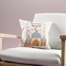 Filamente Çift Taraflı Ramazan - Ramadan Desenli Dijital Baskı Kırlent Kılıfı