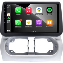 Blueway Opel Corsa C Araç Multimedya Android Ekran Carplay Double Teyp 2+32 9" 00-06 Black/silver