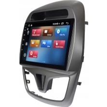 Blueway Chevrolet Spark Araç Multimedya Android Ekran Carplay Navigasyon Double Teyp 4+64 9" 15-18 Gri